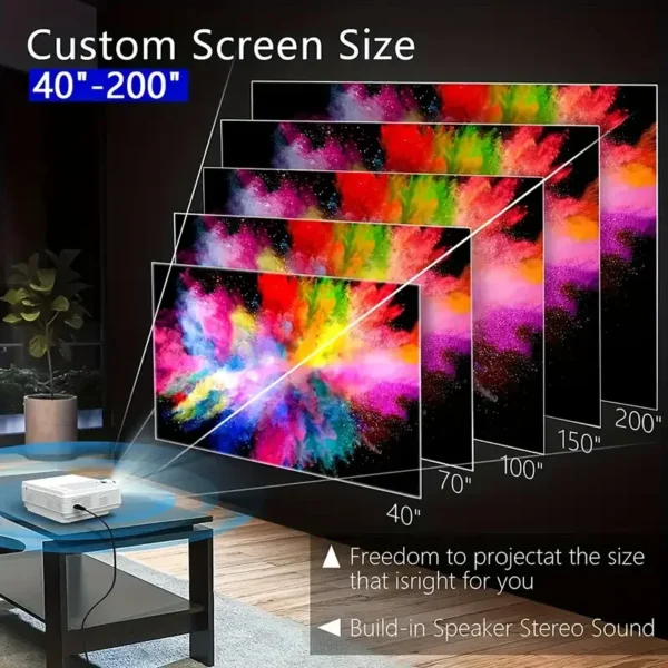 kf-Af776fab8710e496b96928694d9f6390ca-L36P-4k-HD-Mini-projector-Home-Theater-Outdoor-Movie-projector-1920-1080P-BT5-0-WiFi-6 L36P 4k HD Mini projector Home Theater Outdoor Movie projector 1920*1080P BT5.0 WiFi 6 Video Phone projector Outdoor