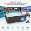 New 1080P Full HD Projector YG620 LED Proyector 1920x 1080P 3D Video YG650 WiFi Android Beamer Home Theater Cinema Projector