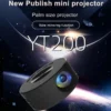 Wire Projectors 1080P Mini Projector Outdoor Home Theater Projectors Cinema USB Video Projector for Movies for IOS Android