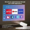 P30 Smart Mini Projector Android 11 WiFi6 Support 4K 1080P BT5.0 Projector 1280*720P Home Cinema Portable Projector