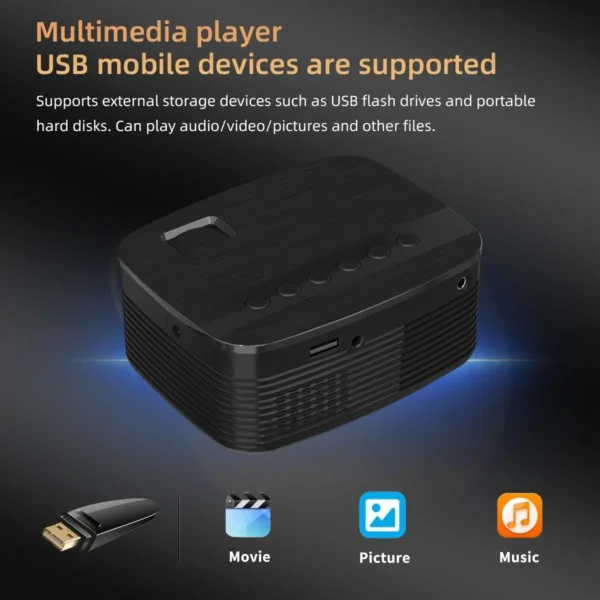 kf-S6776de4f24ea45bcae26cc7efaca4a7dU-New-Mini-Portable-Projector-T11-Home-Theater-Smart-TV-LED-Video-Projector-Support-4k-1080P-Movie New Mini Portable Projector T11 Home Theater Smart TV LED Video Projector Support 4k 1080P Movie Same Screen Version Projector