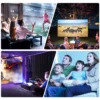 New Mini WIFI Projector for Home For HD 1080P 5500-Lumen Bluetooth-compatible Video Projector Smart Home Beamer Cinema PG400