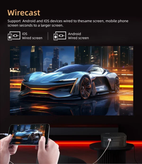 kf-S729edbdf9e2b45f1999ba52d2817636fK-New-Mini-Portable-Projector-T11-Home-Theater-Smart-TV-LED-Video-Projector-Support-4k-1080P-Movie New Mini Portable Projector T11 Home Theater Smart TV LED Video Projector Support 4k 1080P Movie Same Screen Version Projector