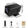 Polaring P50Mini Android Projector Amlogic 950S 5G Wifi BT 350Ansi Cinema Home Keystone HDMI Proyector 1080P 4K projector