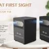 Ultra-Clear 4K Mini 3D Projector, DLP Built-in Battery Power Bank Supply Super Lightweight Portable Wireless Screen Mirroring