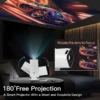 E110 Projector 4K Native HD 1080P Dual Wifi6 Cinema Portable Projetor Built-in Android System suitable for home/outdoor/office