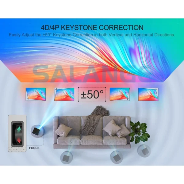 kf-S9dd71057269249f7957d34ea463a8f38K-Salange-Native-1080P-Projector-Mini-LED-4K-Bluetooth-Android-7200-Lumens-Dual-5G-WiFi-Video-Beamer Salange Native 1080P Projector Mini LED 4K Bluetooth Android 7200 Lumens Dual 5G WiFi Video Beamer Home Theater for mobile phone