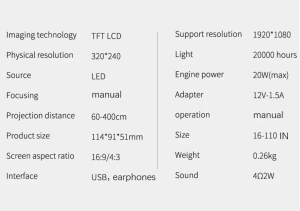kf-Sa1ea9744d4c847a5a227c540f2bb293cj-New-Mini-Portable-Projector-T11-Home-Theater-Smart-TV-LED-Video-Projector-Support-4k-1080P-Movie New Mini Portable Projector T11 Home Theater Smart TV LED Video Projector Support 4k 1080P Movie Same Screen Version Projector