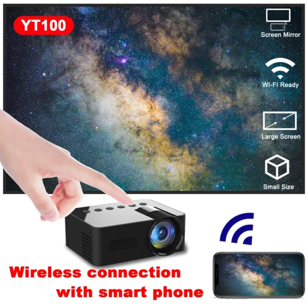 kf-Saf81bdb2c4604a269c28244b85d3bdd84-Take-Your-Outdoor-Adventures-to-the-Next-Level-with-the-YT100-Mini-Projector-Perfect-for-Camping Take Your Outdoor Adventures to the Next Level with the YT100 Mini Projector – Perfect for Camping and Backyard Movie Nights