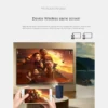 Mini Projector 1080P Wireless Movie Projectors 100Inches Same Screen Technique Home Theater Video Player EU Plug Durable -A