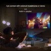 Wire Projectors 1080P Mini Projector Outdoor Home Theater Projectors Cinema USB Video Projector for Movies for IOS Android