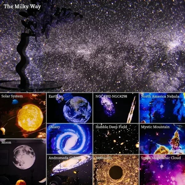 kf-Sf32a21888a63483fb21827296f5e44c2a-Starry-Sky-Night-Light-Galaxy-Projector-360-Rotate-Planetarium-Lamp-For-Bedroom-Valentines-Day-Gift-Wedding Starry Sky Night Light Galaxy Projector 360°Rotate Planetarium Lamp For Bedroom Valentines Day Gift Wedding Send 13 Sets Of Film