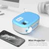 New C520 Mini LED Projector HD 200inch Home Theater Movie Game Portable LED Video Projector for 1080P Cinema